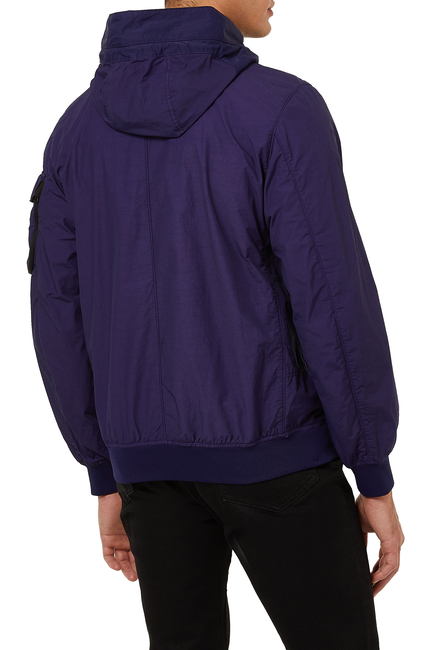 40632 Naslan Light Watro Garment Dyed Hooded Jacket